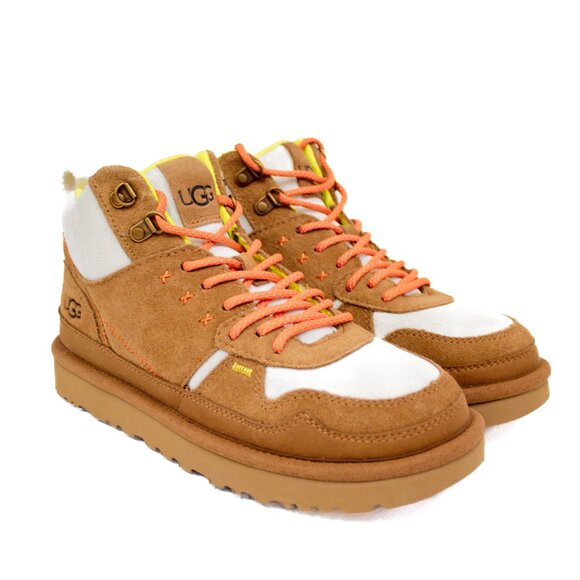 UGG Highland Hi Heritage Mesh Chestnut Women's Size 8.5 - Picture 2 of 10